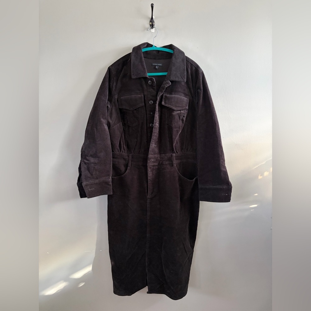 Universal Standard Corduroy Dress Dark Brown Size Small (12-14) - Picture 6 of 6
